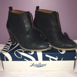 Black Lucky Brand Booties